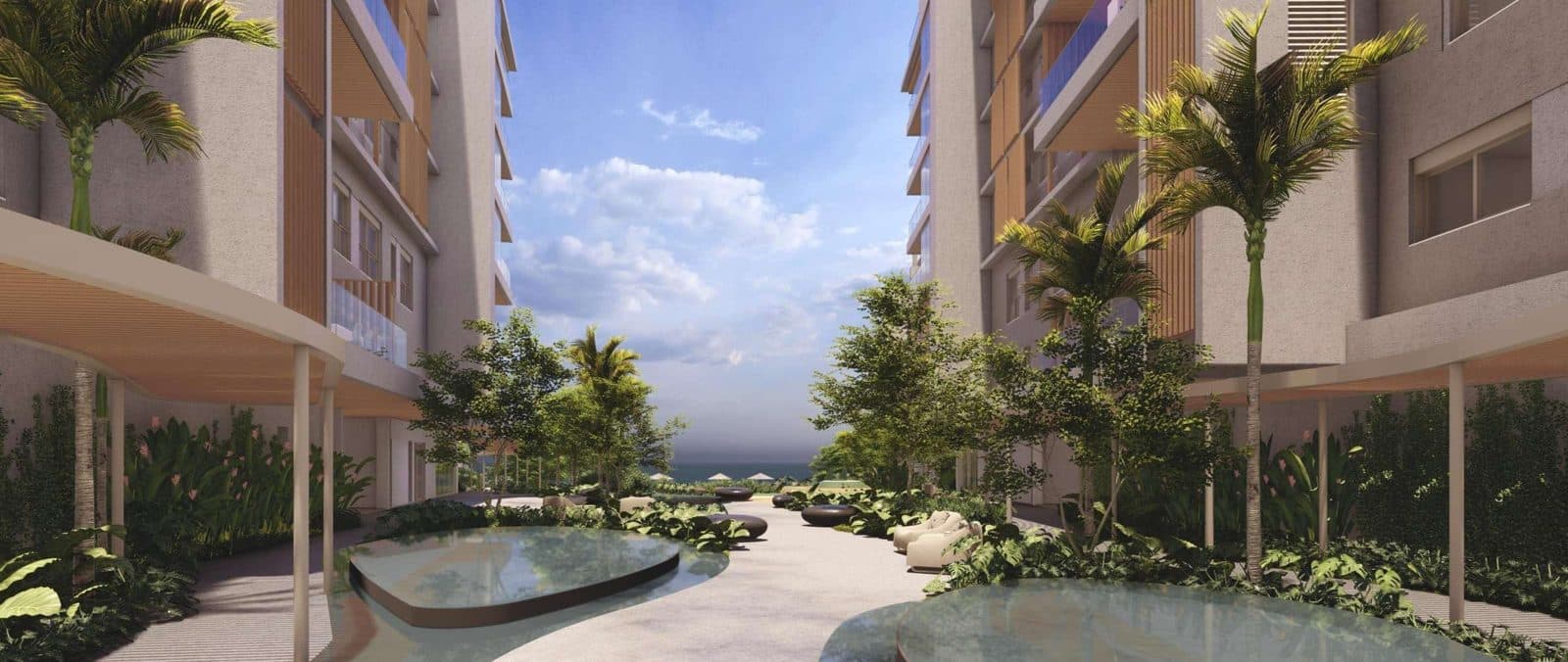 Terraço wellness com vista para o mar